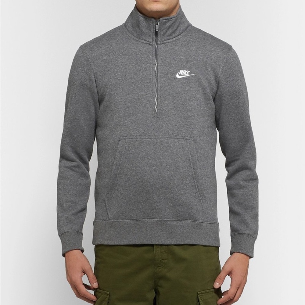 Nike Gray Fleece-Lined Sweatshirt - Picture 2 of 8